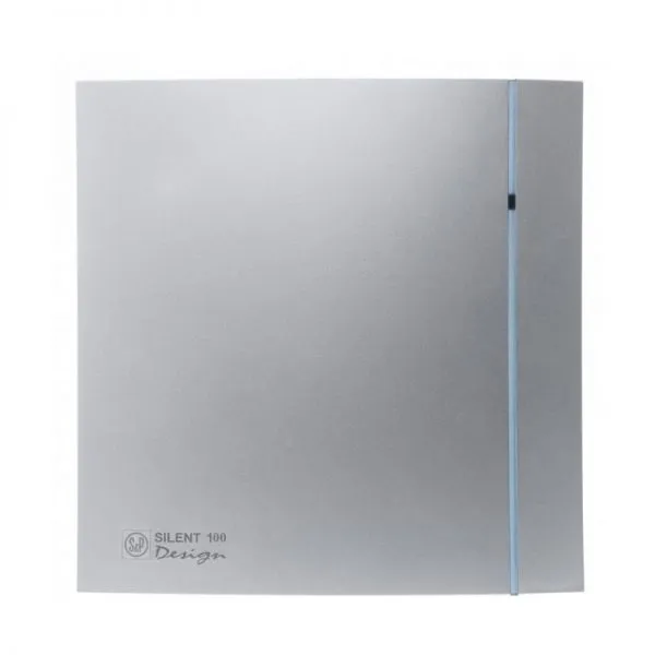 Накладной вентилятор Solar Palau SILENT-100 CHZ SILVER DESIGN-3C